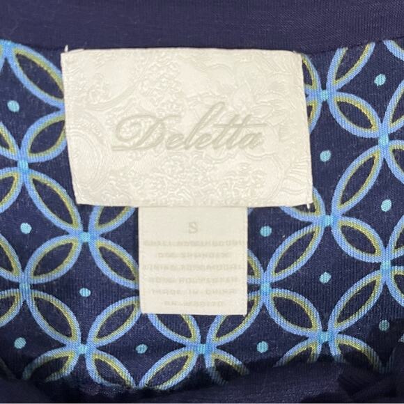 Deletta x Anthropologie Empire Fit Flare Plunge Halter Belted Boho Midi Dress S - Picture 10 of 16